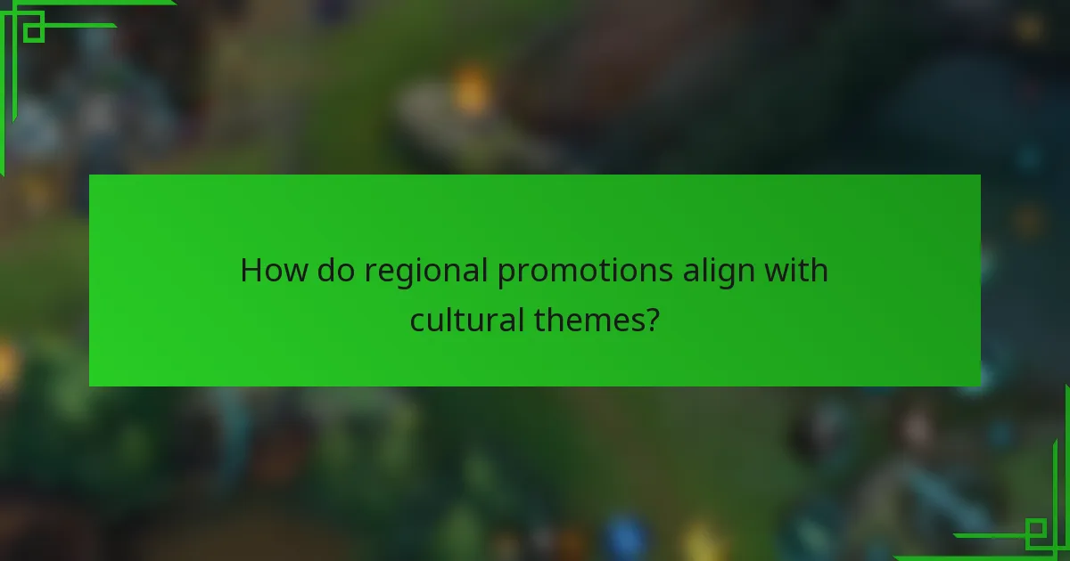 How do regional promotions align with cultural themes?
